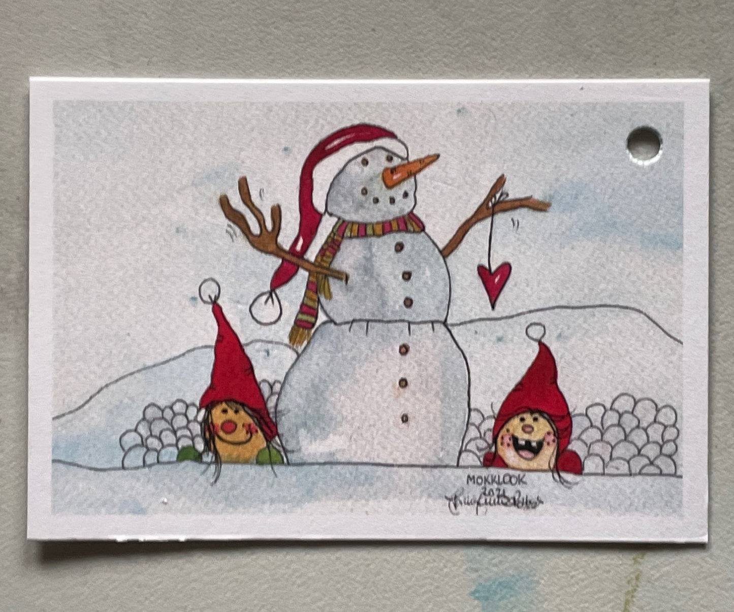 "Den lykkelige snømannen"